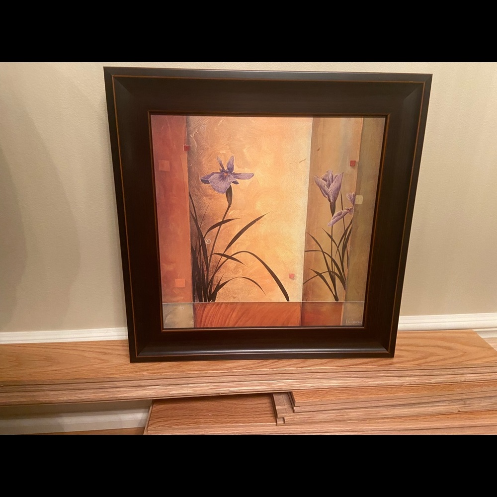 Li-Leger picture in a wooden frame